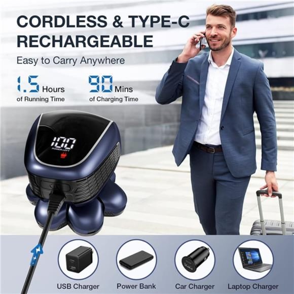 Head Shaver 7D, Wyklaus Upgrade Head Shavers for Bald Men, Head Electric Razor - Picture 4 of 5